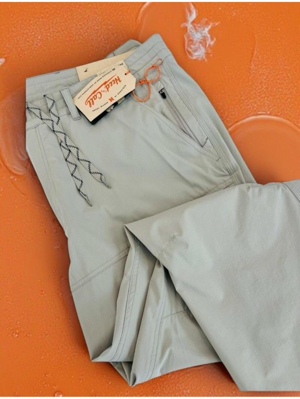 $99 Howler Brothers Shoalwater Tech Pants Putty  Size 40x32 Fly Fishing Outdoors
